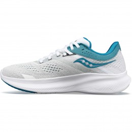 Saucony Scarpe Ride 16 W Bianco/Turchese